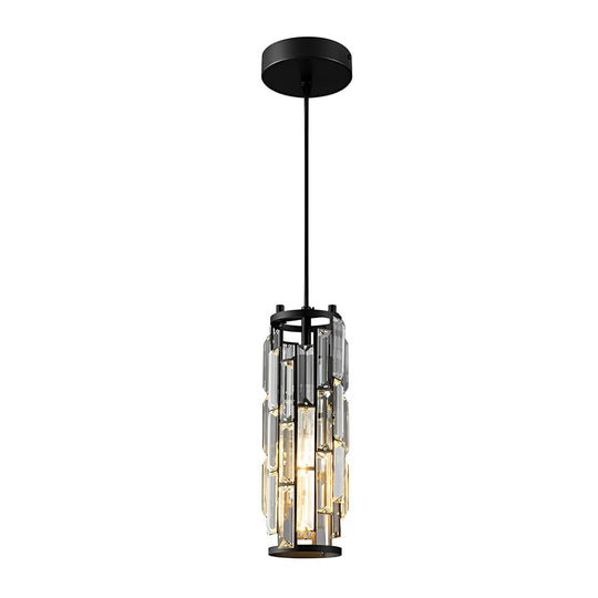 Creative Iron Crystal Glass Industrial Style Pendant Light