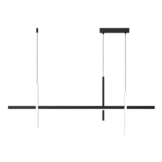 Minimalist Long Liner Lights Three Step Dimming Stepless Dimmable Chandelier