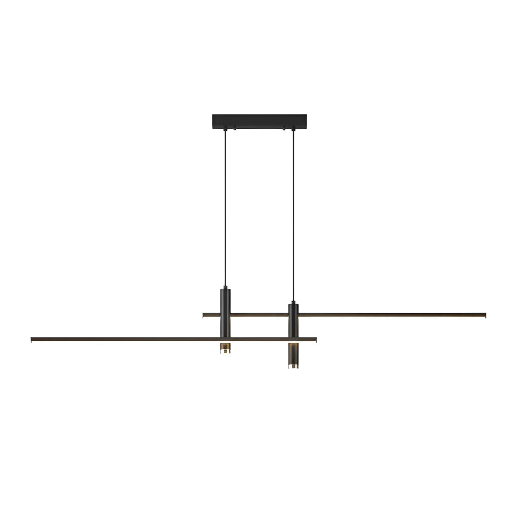 Minimalist Lines Dimmable LED Modern Chandelier