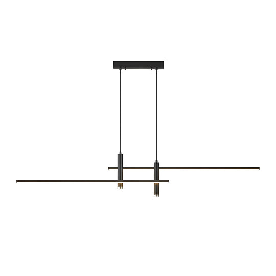 Minimalist Lines Dimmable LED Modern Chandelier