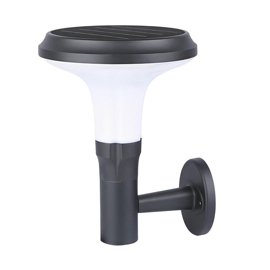 Round Flower LED Waterproof Modern Solar Wall Lamp