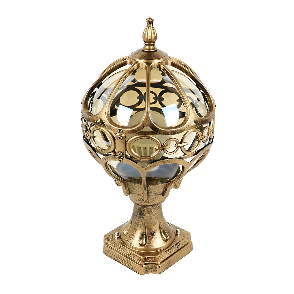 Creative Round Ball Waterproof LED European Style Fence Post Lights