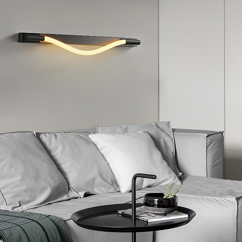 Minimalist Handwoven Ropes LED Modern Wall Lamp
