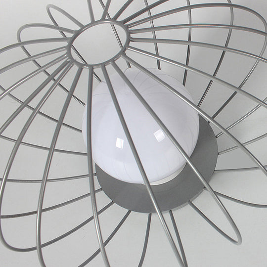Mushroom Cage Shape LED Waterproof Modern Lawn Lamp