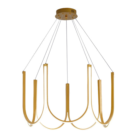 Minimalist 3-Step Dimming LED Nordic Chandelier Hanging Ceiling Lamp