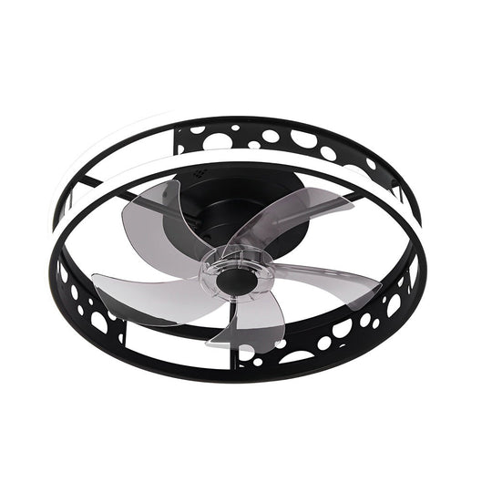 Nordic Bladeless Ceiling Fan with 3-Step Dimmable LED and Remote Control