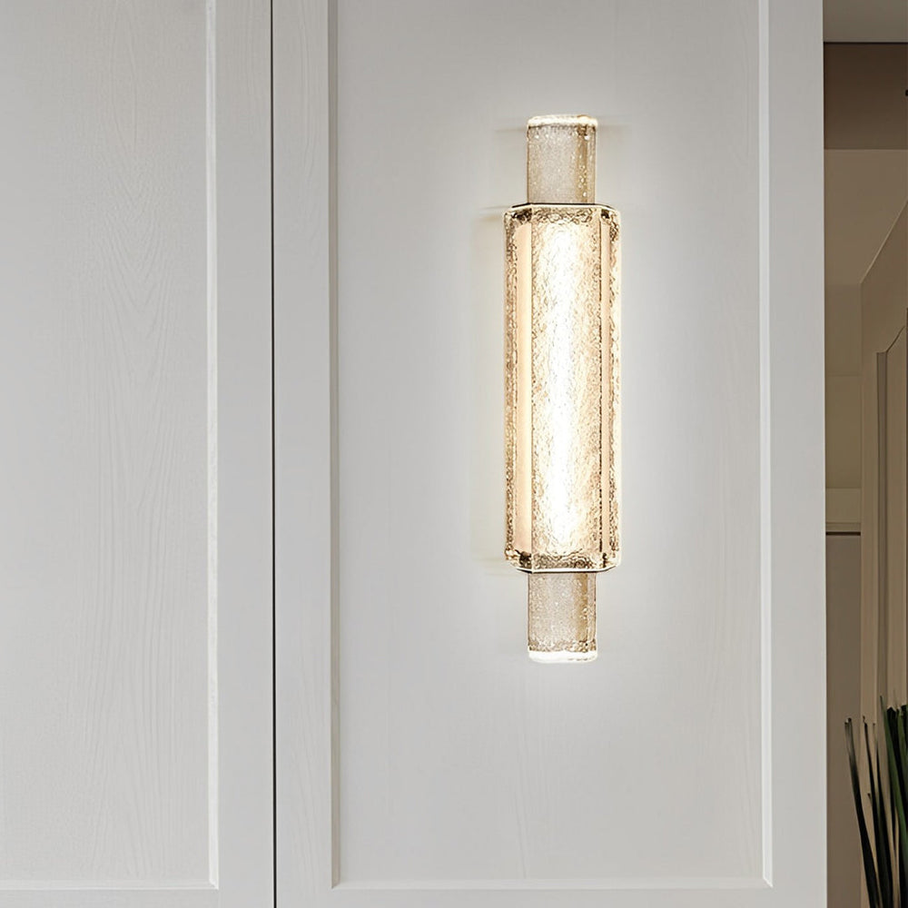 Electroplated Crystal Glass Postmodern LED Wall Lamp
