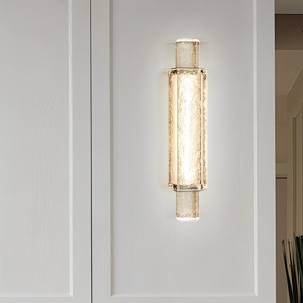 Electroplated Crystal Glass Postmodern LED Wall Lamp