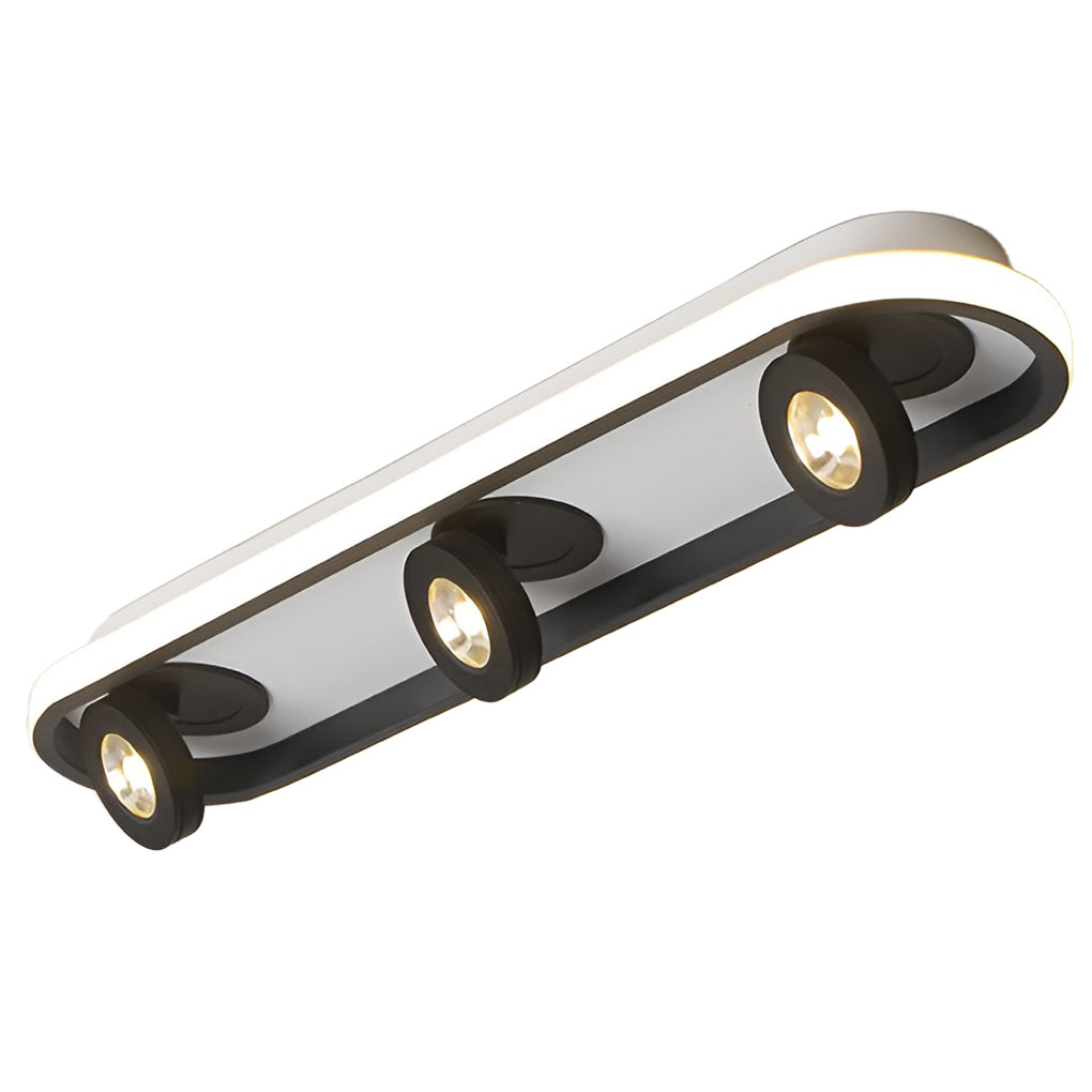 Rounded Rectangular – LED Adjustable Spotlight Modern Ceiling Light