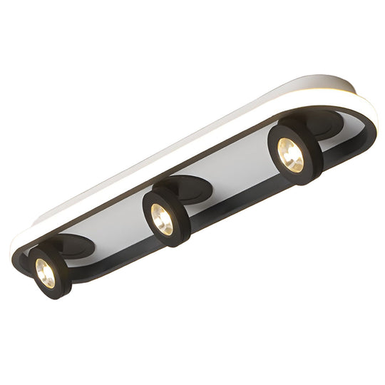 Rounded Rectangular – LED Adjustable Spotlight Modern Ceiling Light