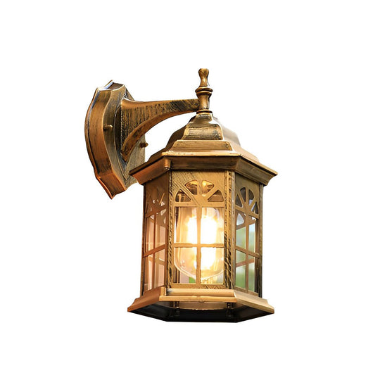 Waterproof Aluminum Alloy Glass Outdoor Wall Light