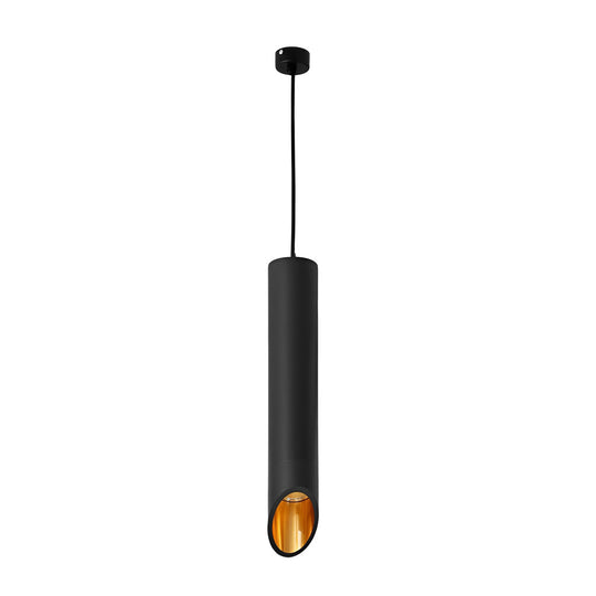 Long Cylindrical Oblique LED Minimalist Nordic Chandelier Pendant Light