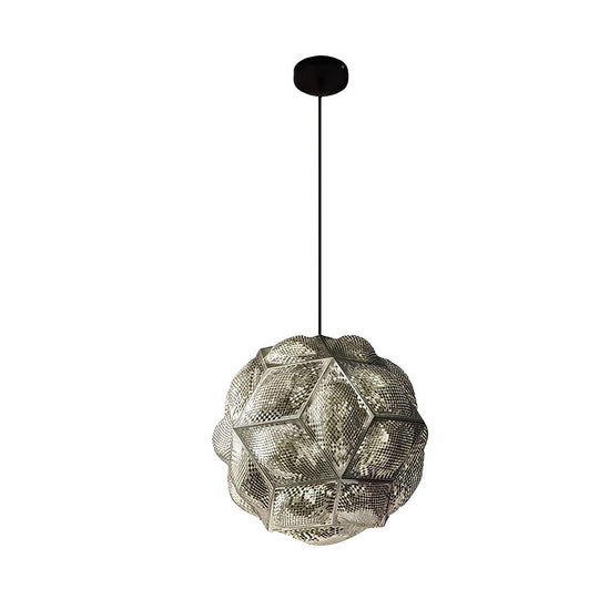 Irregular Ball 3D Stainless Steel Postmodern Chandelier Pendant Light