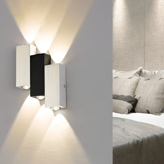 Rectangular LED Up and Down Lights Modern Wall Washer Light