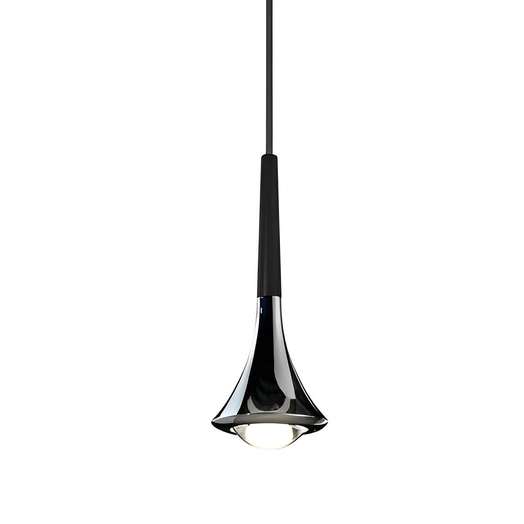 Water Drop – 1-Light Metal LED Nordic Staircase Pendant Light