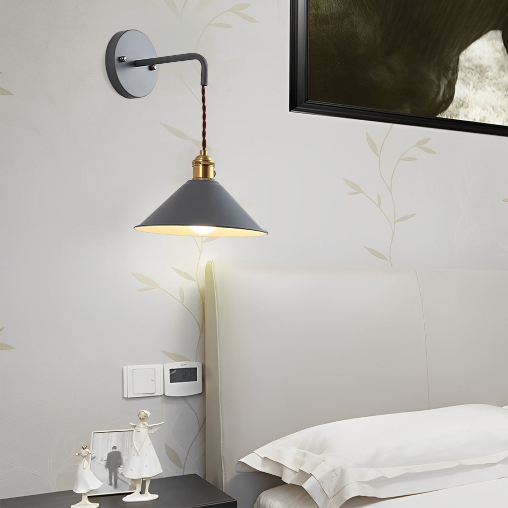 Funnel-Shaped LED Nordic Wall Sconce
