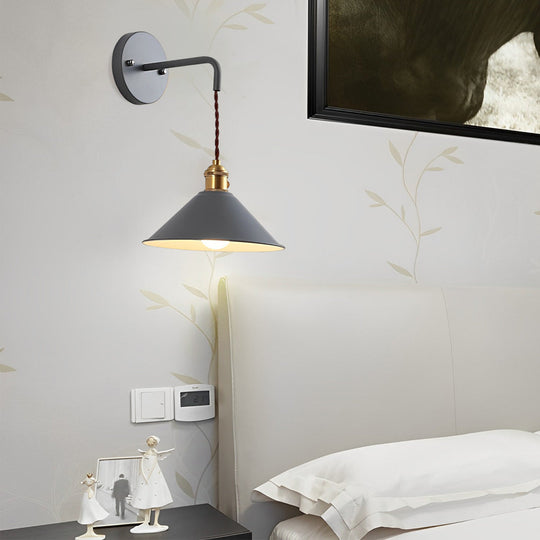 Funnel-Shaped LED Nordic Wall Sconce