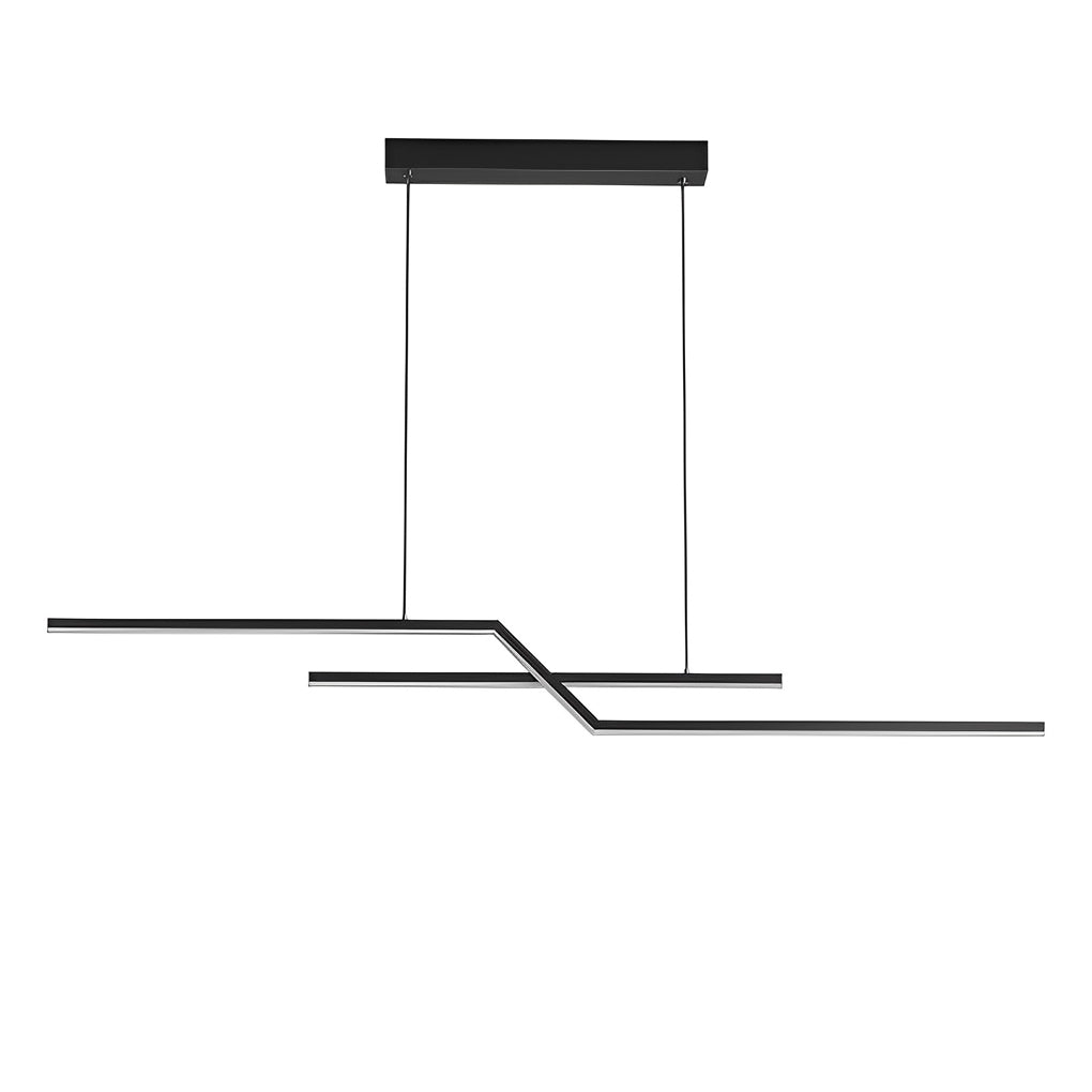 Minimalist Creative Linear LED Three-Step Dimming Modern Chandelier