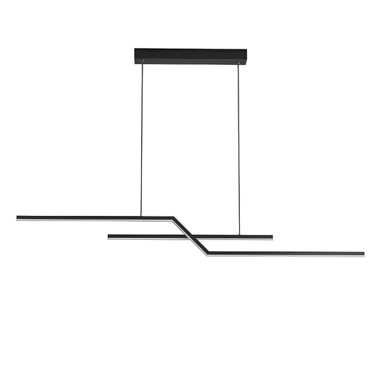 Minimalist Creative Linear LED Three-Step Dimming Modern Chandelier
