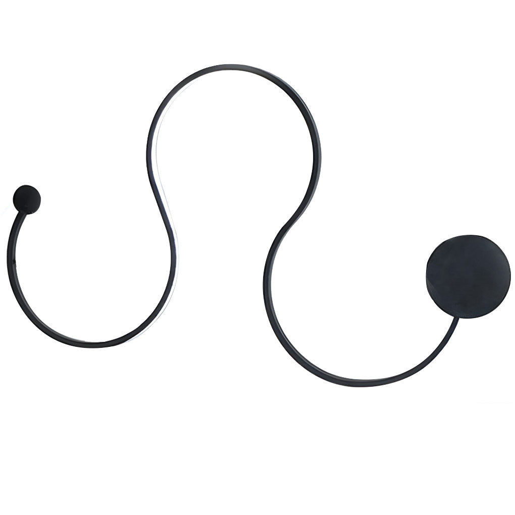 Battery Operated Round LED Hanging Metal Wall Clock