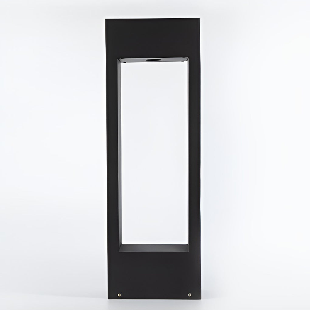 Rectangular Frame Slim LED Lawn Light Sleek and Durable Outdoor Illumination
