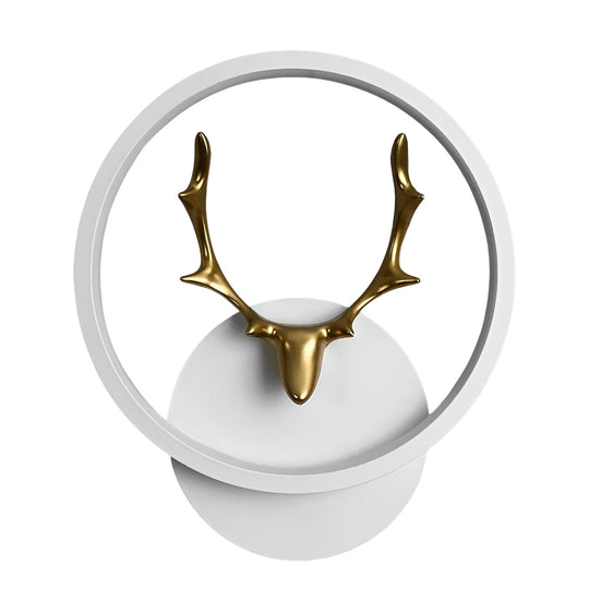 Antler Design Round and Square Modern LED Wall Lamp