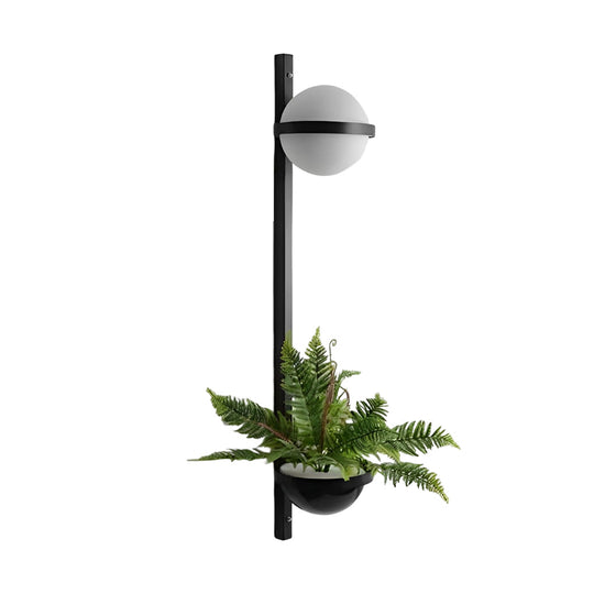 Creative Flowerpot Outdoor Wall Light