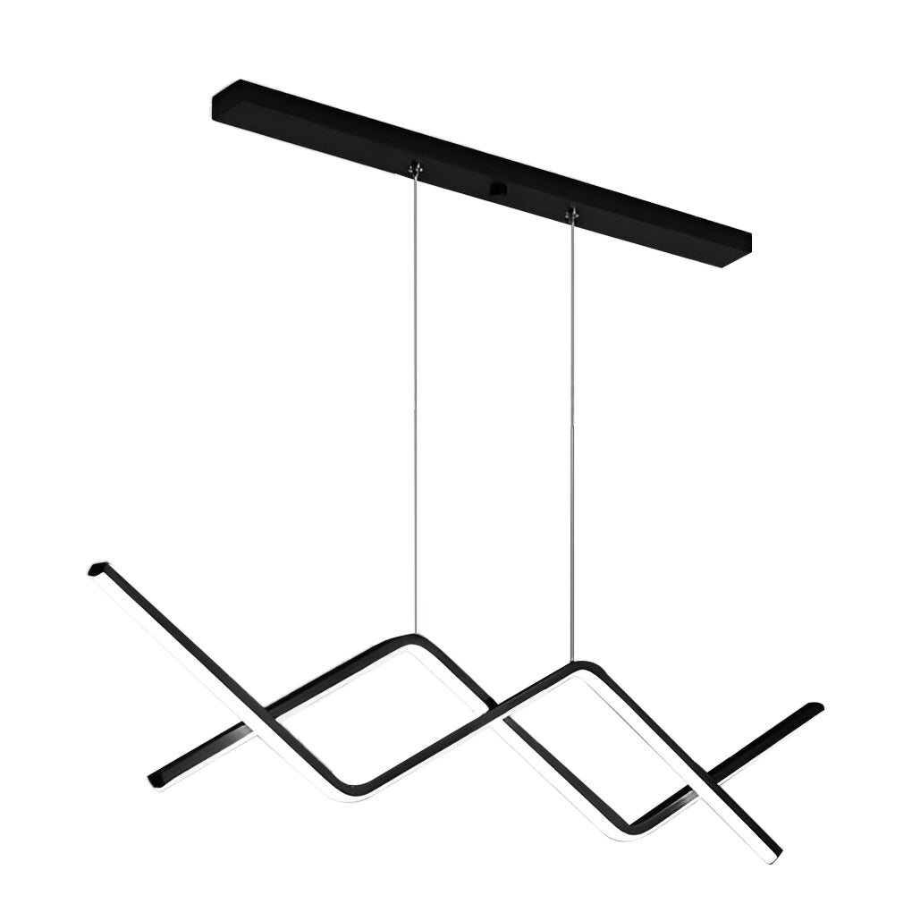 Creative Linear Design LED 3-Step Dimming Modern Chandelier