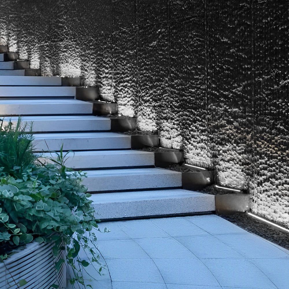 LED Rectangular Waterproof Recessed Outdoor Wall Washer Light