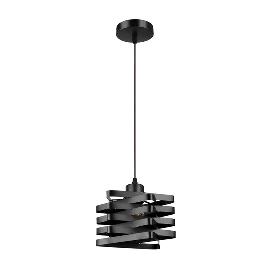 Antique Iron Interwoven Design Pendant Light