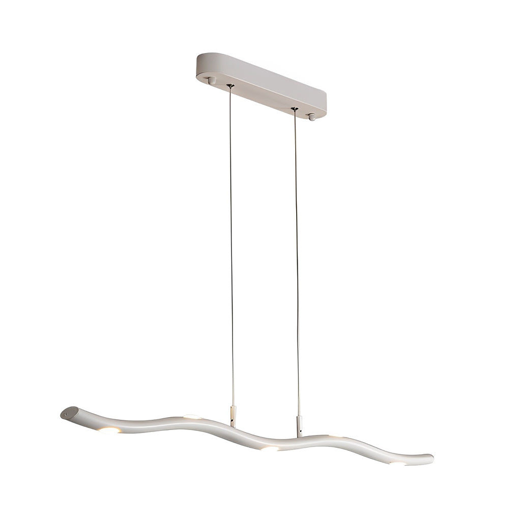 Long Branches Stepless Dimming LED White Modern Chandelier