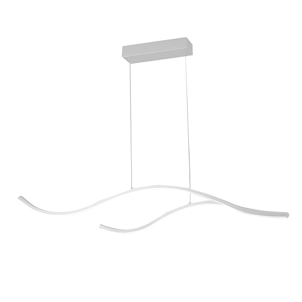 Wave Linear Hanging Branch LED Modern Pendant Light