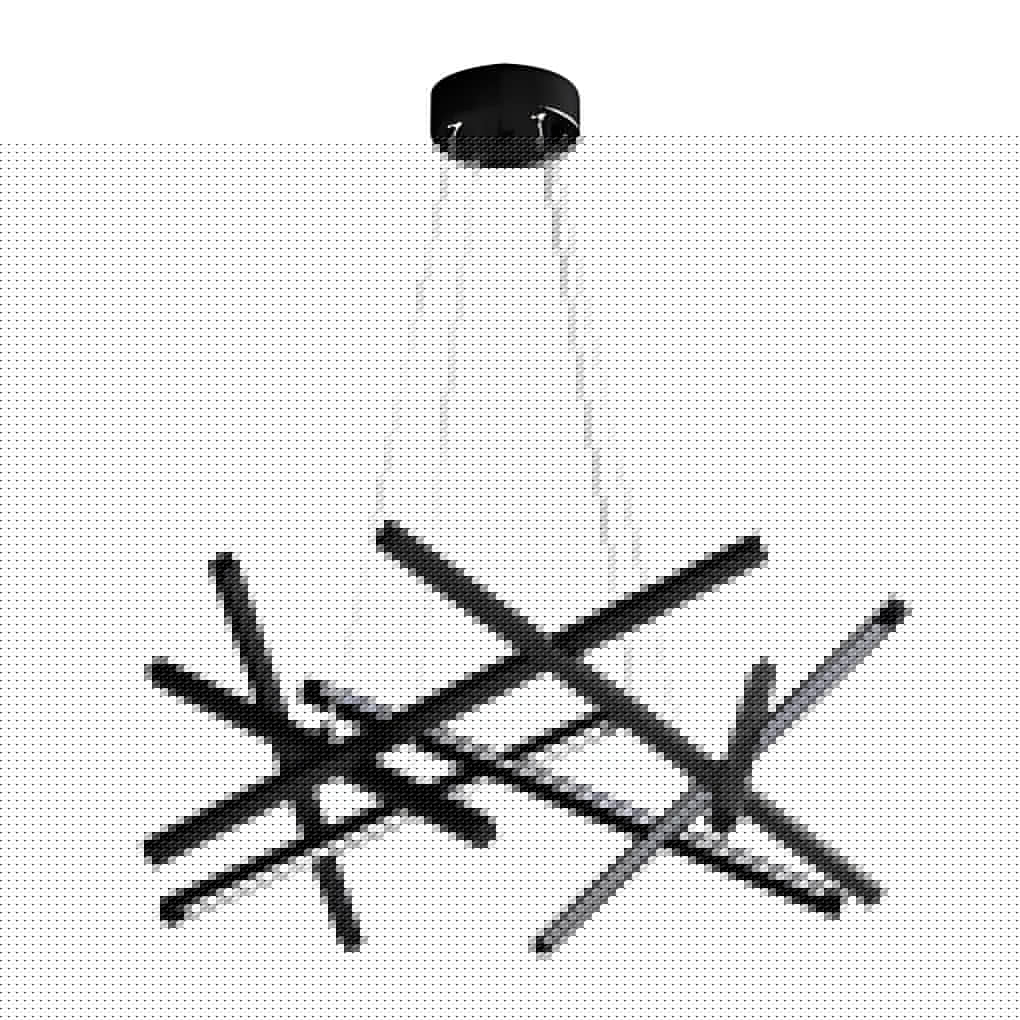8-Light Modern LED – Sputnik Chandelier Stylish Ceiling Lighting