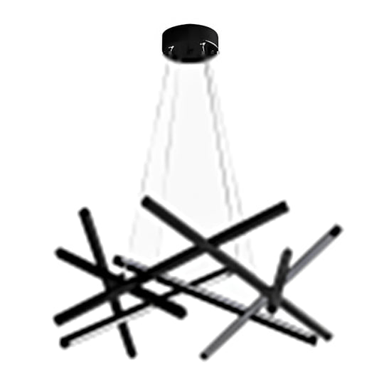 8-Light Modern LED – Sputnik Chandelier Stylish Ceiling Lighting