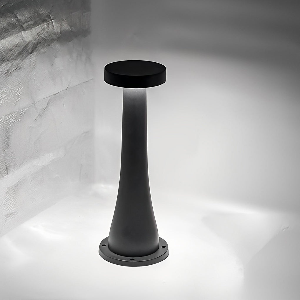 Waterproof Black Mushroom Outdoor Pathway Light