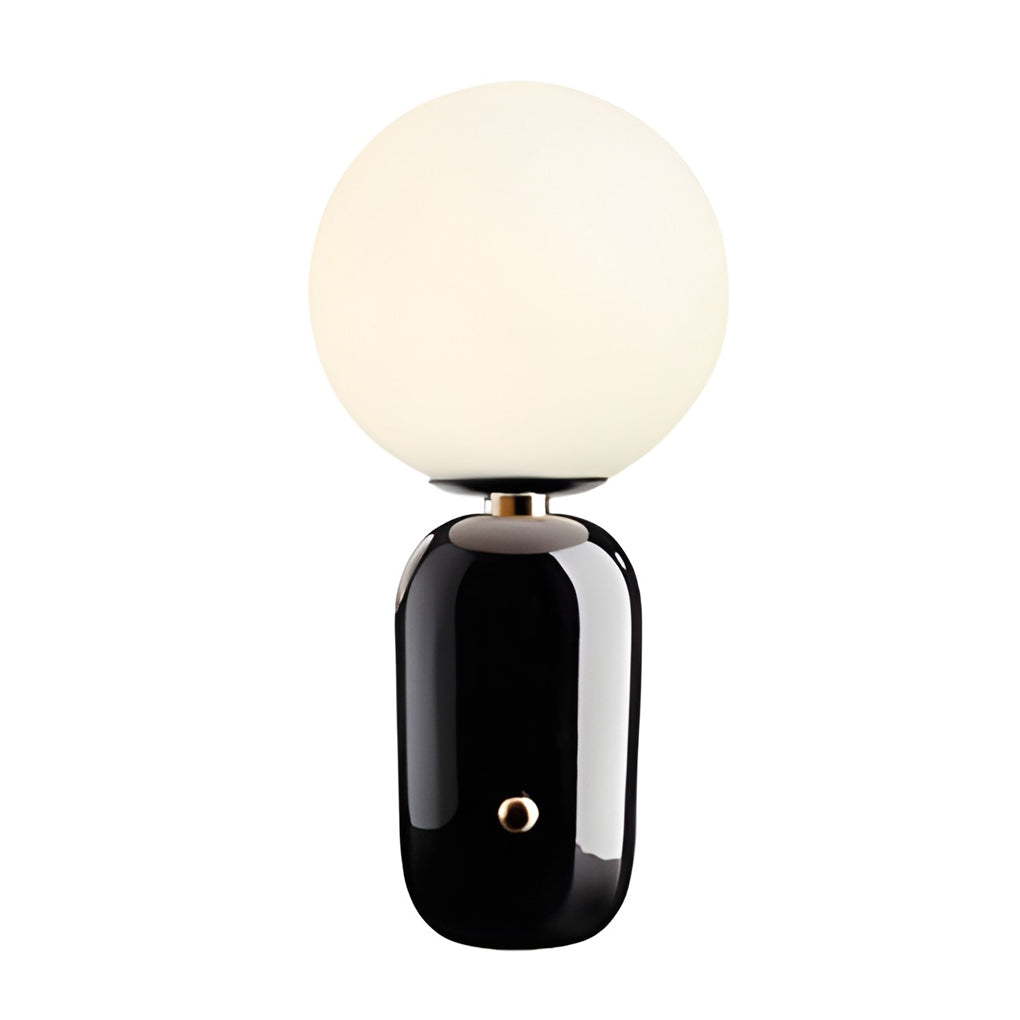 Modern Glass Globe LED Accent Table Lamp