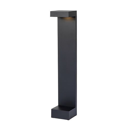 Aluminum LED I-Shaped Pathway Light – Modern Black Waterproof