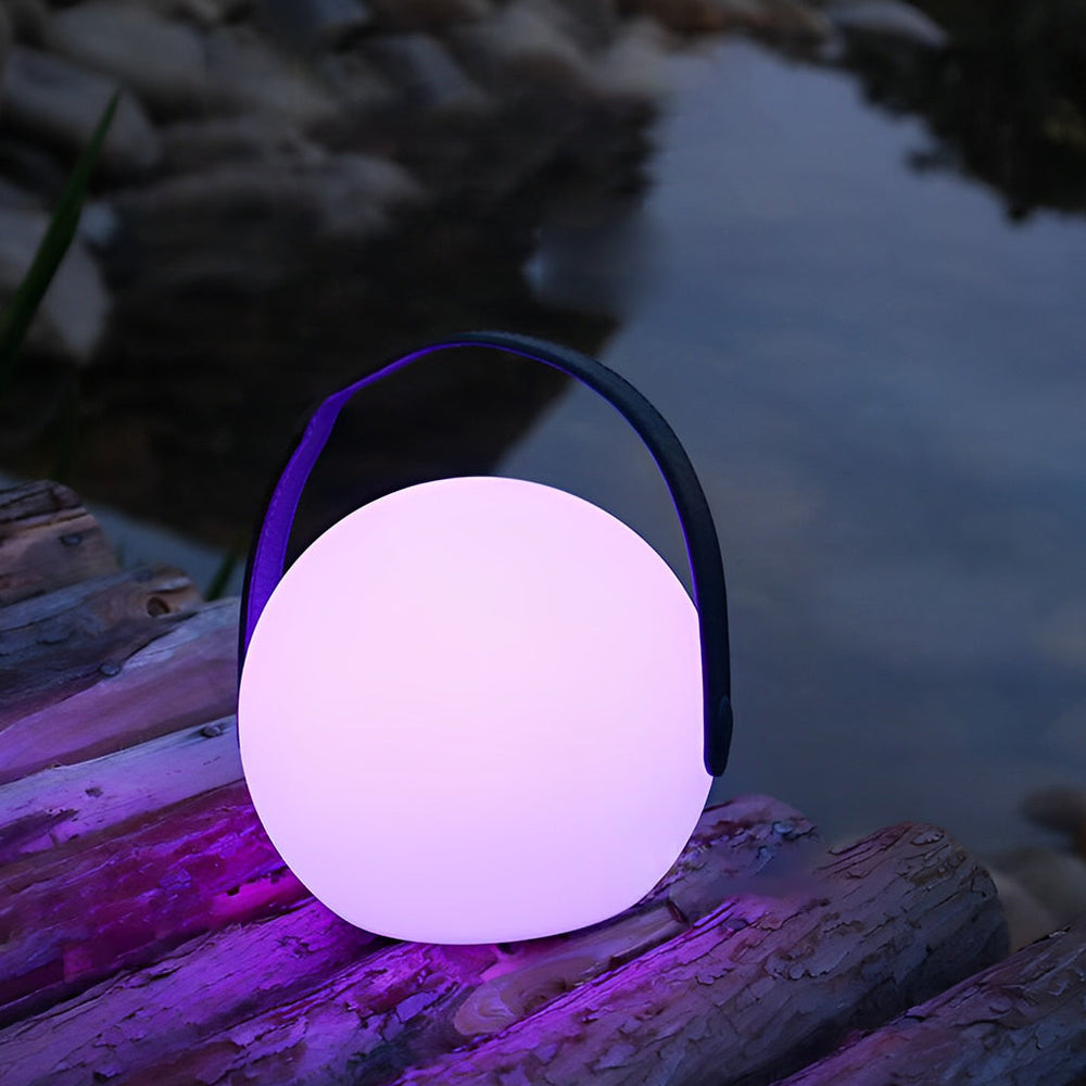6 Inch Portable RGB Sphere Table Lamp – Colorful Ambient Lighting