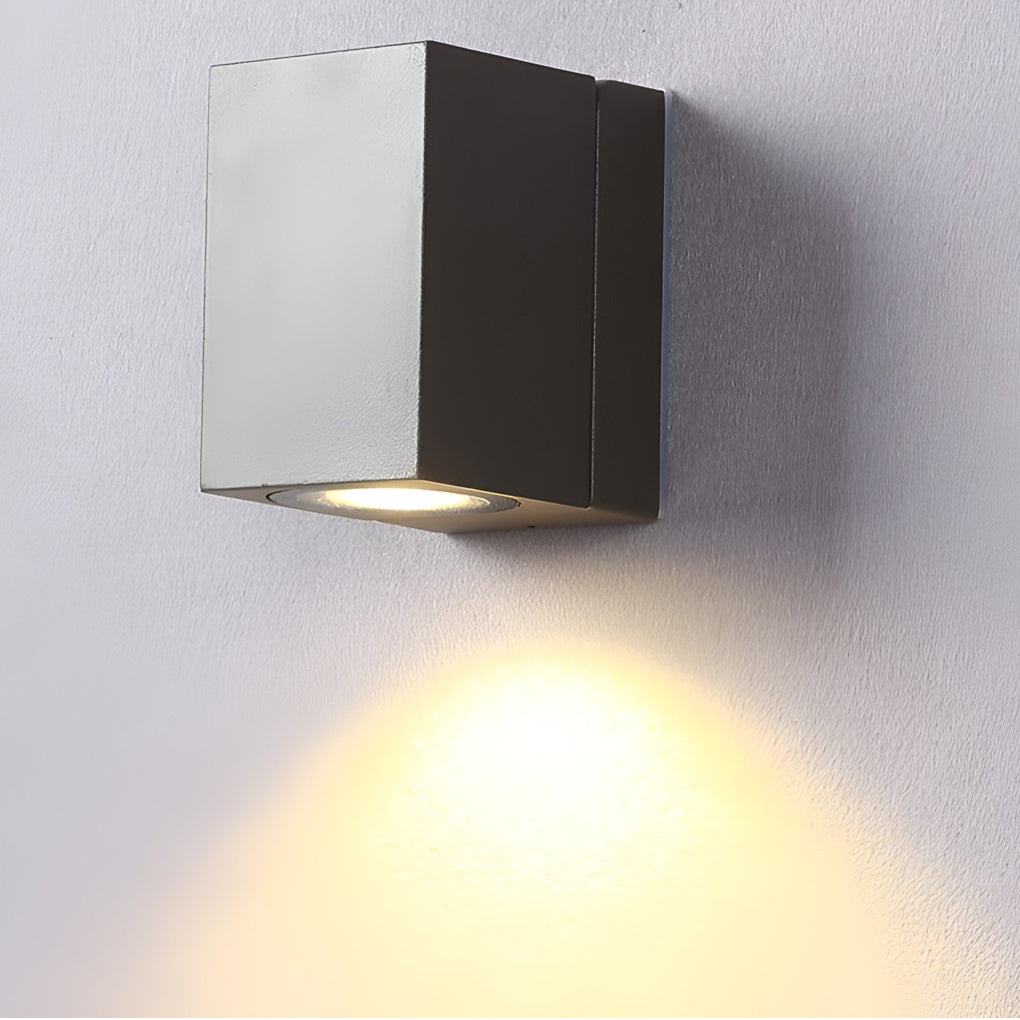 Square Adjustable Motion Sensor LED Wall Lamp Indoor Outdoor Sconce