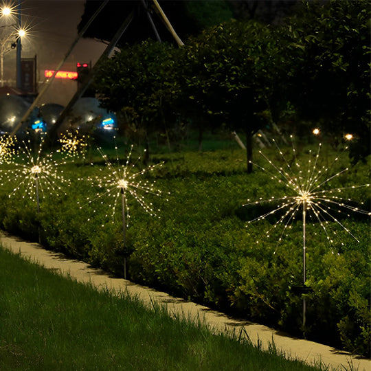Stellar Burst Solar LED Lights 200 Dazzling LEDs for Enchanting Outdoor Ambiance