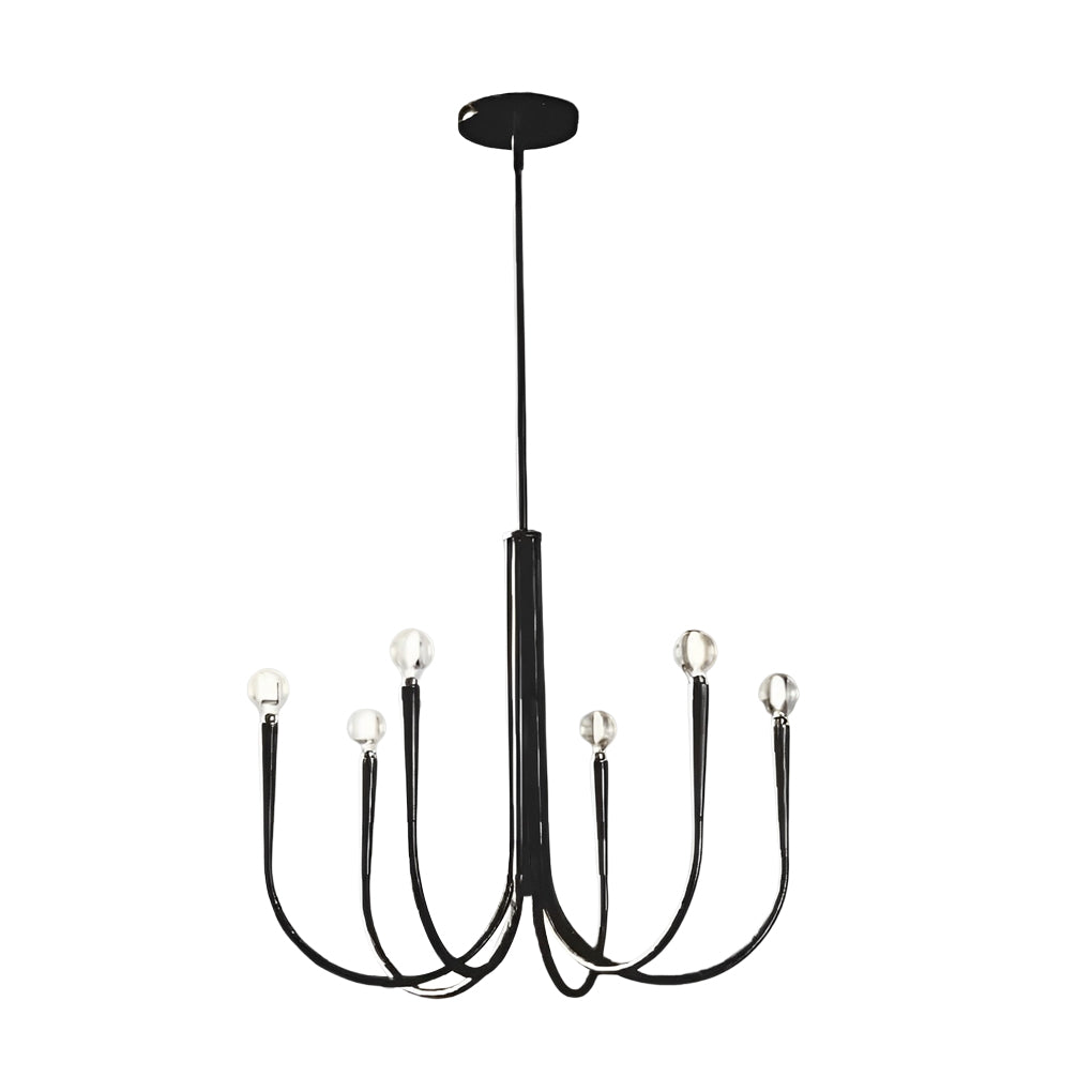 6/9-Light Retro Candlelight Three Step Dimming LED French Style Chandelier