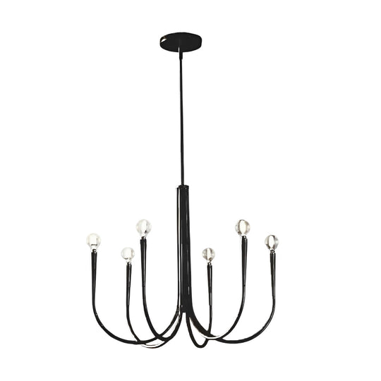 6/9-Light Retro Candlelight Three Step Dimming LED French Style Chandelier