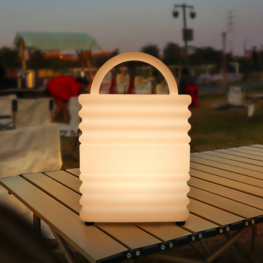 Square Waterproof LED Portable Outdoor Lantern with Remote