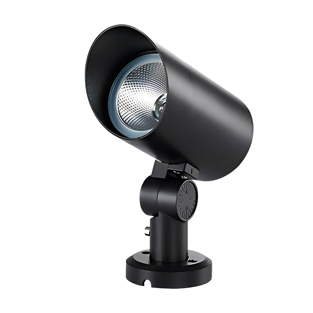 Waterproof Black Modern LED Outdoor Spotlights Lawn Garden Lamp