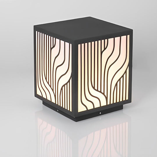 Square LED Outdoor Waterproof Fence Post Lights