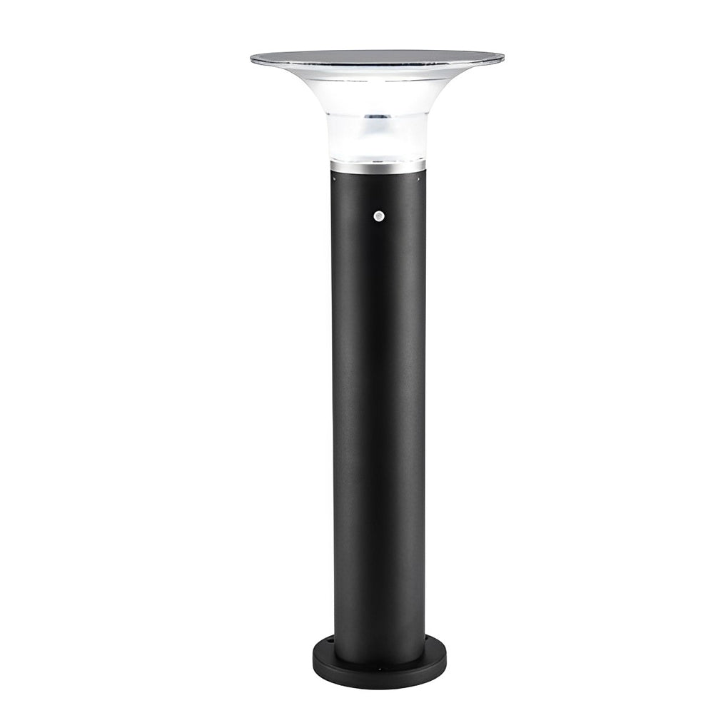 Efficient 3.5W Solar LED Path Downlights – 360° Modern Black Landscape Lighting