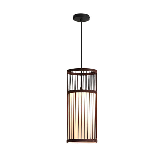 Creative Minimalist Bamboo Hand Woven LED Pendant Light
