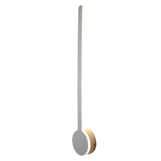 Modern LED Bar Wall Sconce in Black, Gold, White