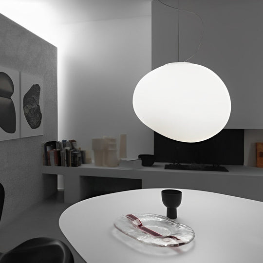 Creative Glass Round Ball LED Modern Pendant Light