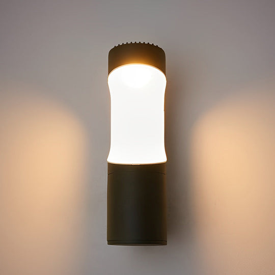 Creative Black Modern Outdoor Wall Lamp with LED